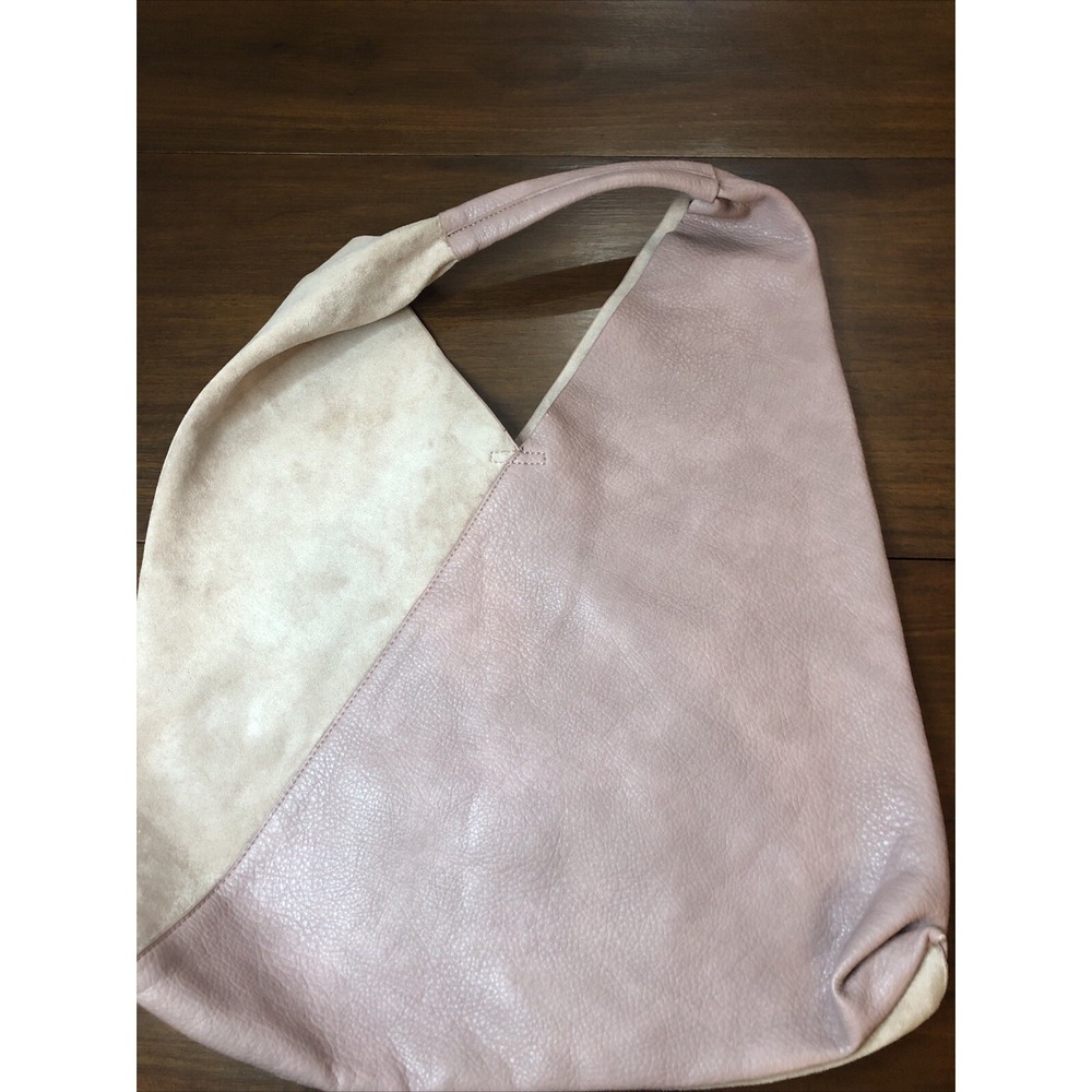 Anthropology SHIRALEAH CHICAGO Blush Arden TOTE Vegan Leather PU Purse Bag Pink